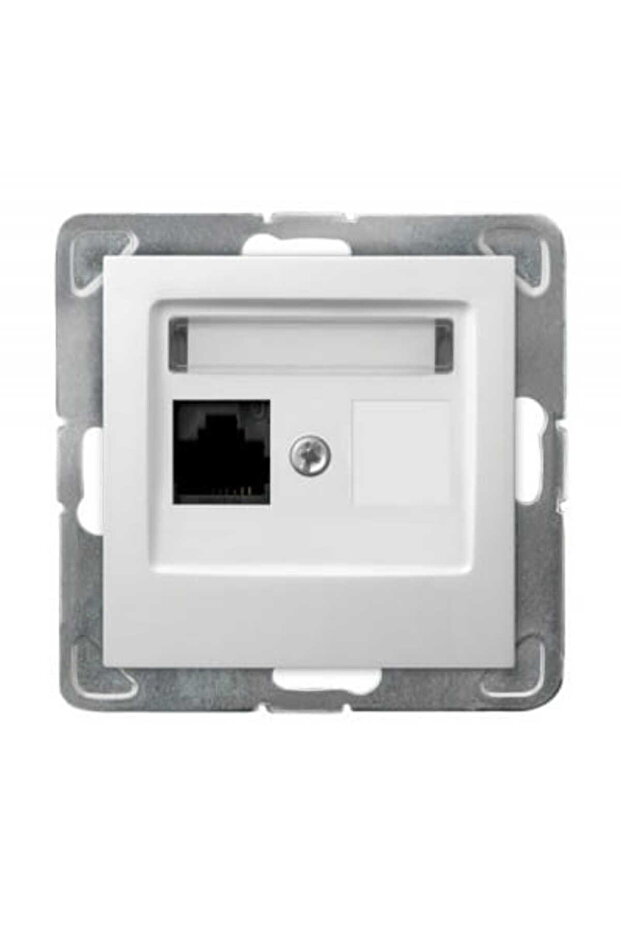 Impresja white p/t single computer socket cat. 5e without frame - 1