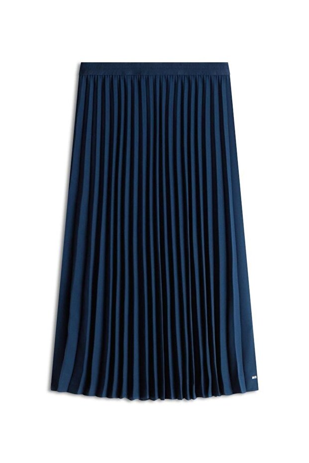 FLUID PLEATED PULL ON MIDI SKIRT - 5