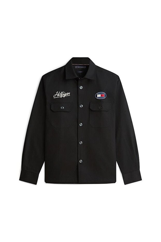 HERRINGBONE OVERSHIRT - 4