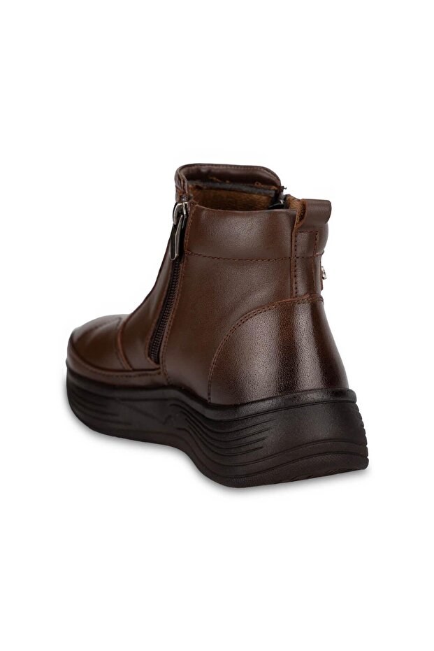 OSLO-G Kadın Deri Hallux Bot Taba - 4