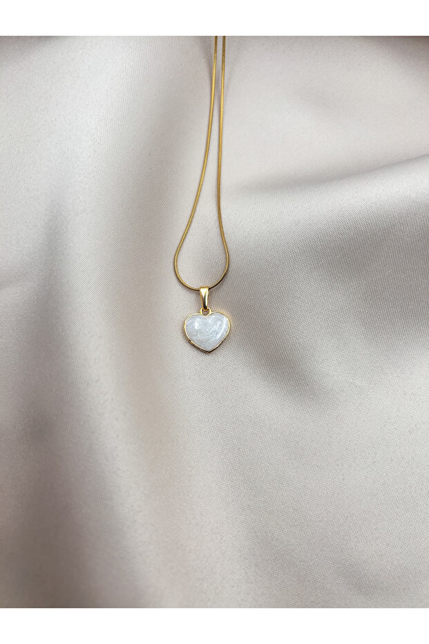 Heart Figured Plated Chain Necklace