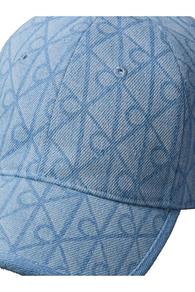 DENIM EMBLEM BURNOUT w PATCH CAP - 3