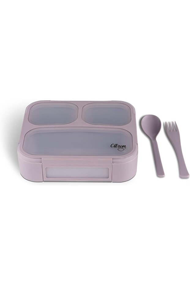 - Bento Box Lunchbox with Fork and Spoon