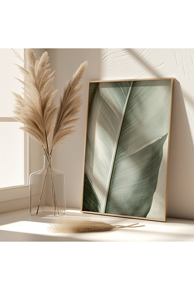 3 Parça Ahşap Çerçeveli Tablo Seti - 3