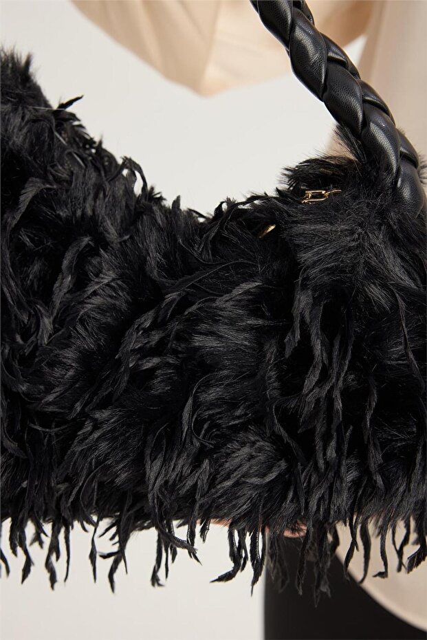 Örgü Saplı Çanta - 4