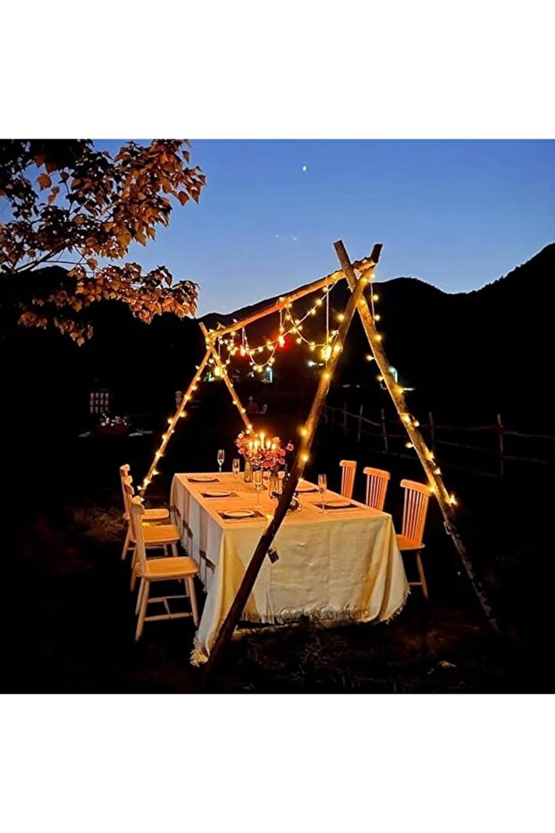 Globe String Lights, 33 FT (10M), 80 LEDs, Battery Operated, Waterproof
