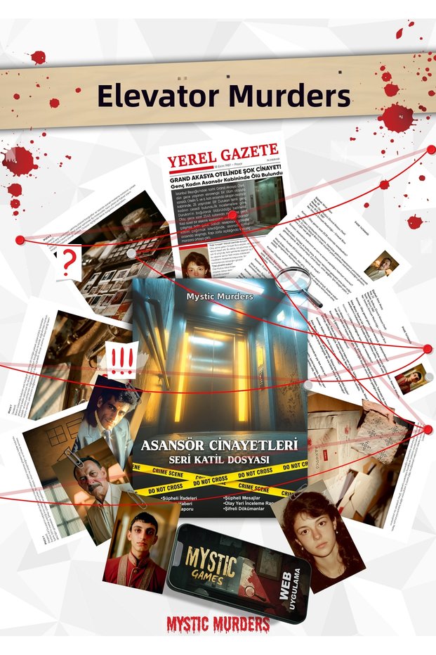 Detective Murder Investigation Game - Elevator Murders