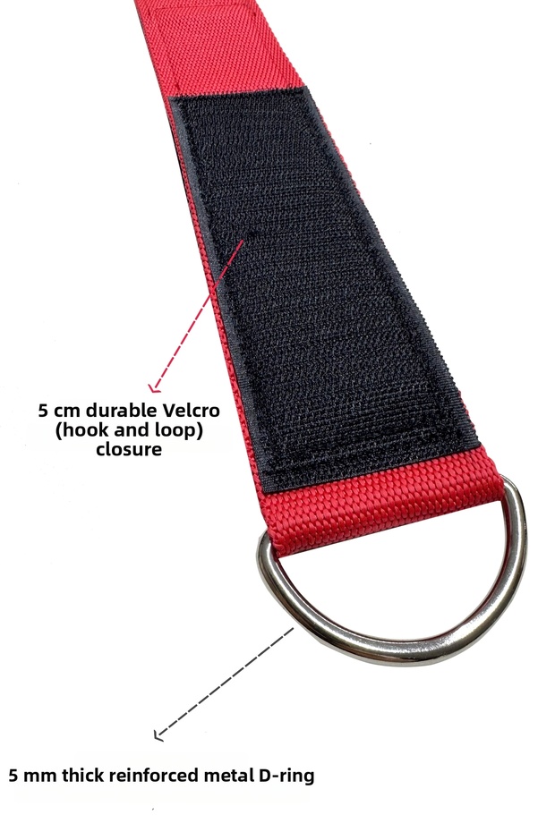 رباط كاحل من النيوبرين أحمر اللون عبوة من قطعتين - 5