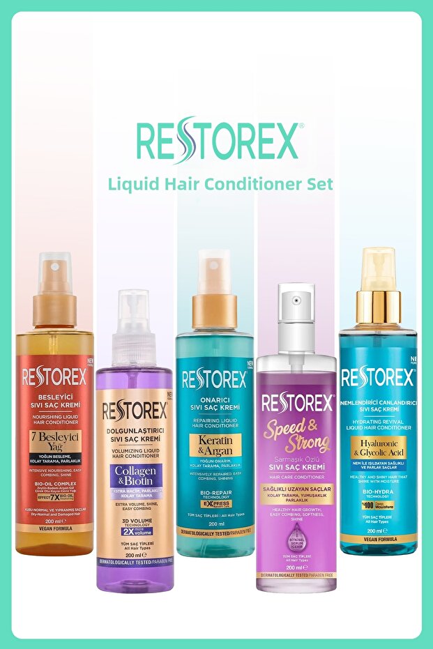 Liquid Conditioner Set 200 ml 5 Pcs - 1