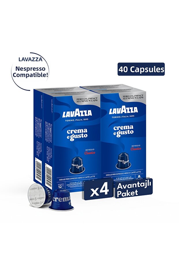 Crema E Gusto 56Gr Nespresso ® Compatible Aluminum Capsule X4
