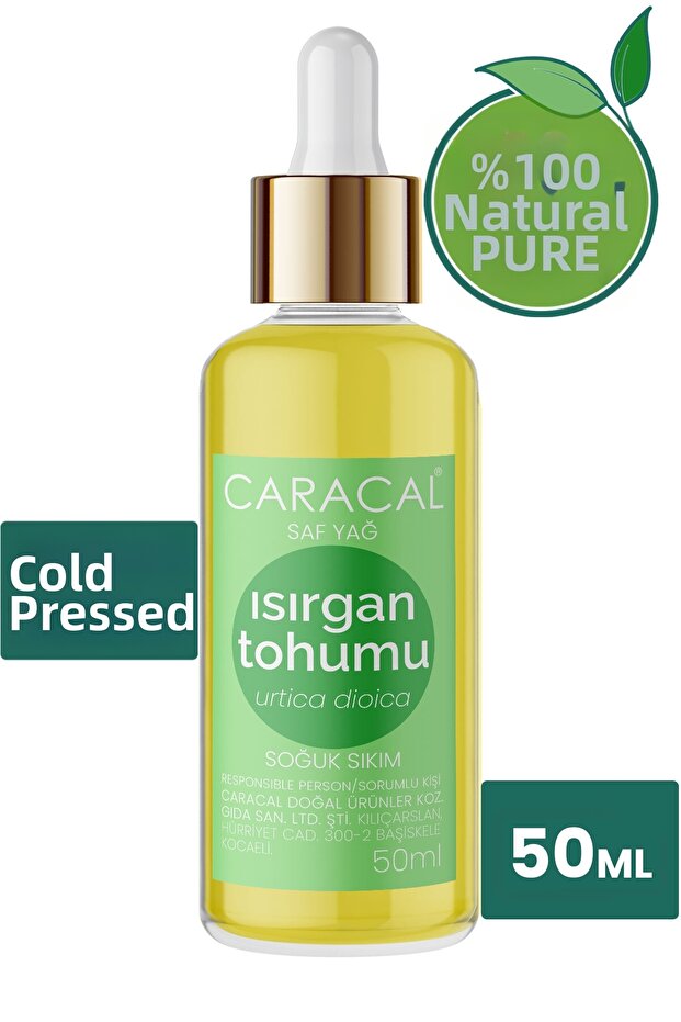 50ml Cold Pressed 100% Pure Nettle Seed Oil Additive-Free and Natural Nettle Oil Nettle Seed Oil
