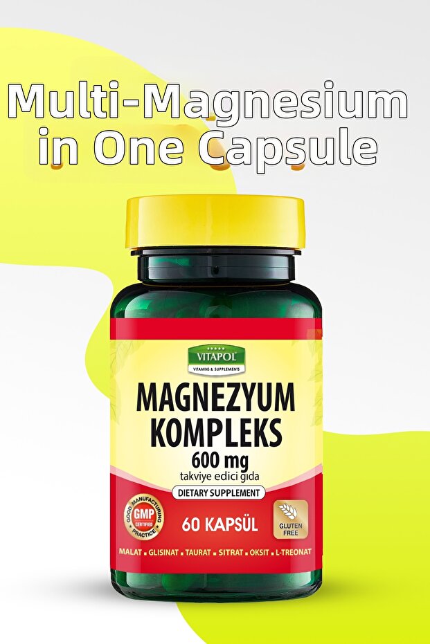 مركب المغنيسيوم - 60 كبسولة: مركبات المغنيسيوم - 1