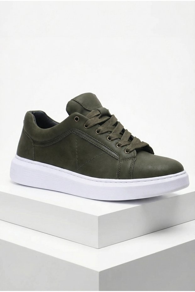 Men's Sports Shoes Casual Sneaker Soft Khaki Color Orthopedic Sole M801