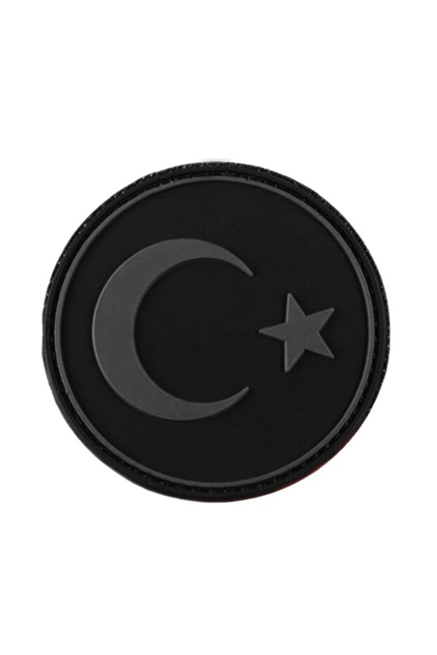 Round Turkish Flag Patch (Parch) 6 cm - 2