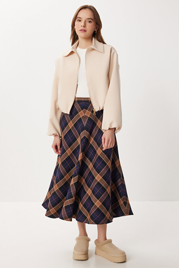 Balloon Cut Woven Jacket Ldp0084 Stone