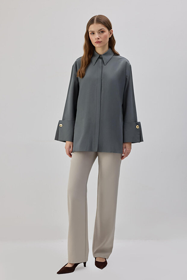 Poplin ing - széles mandzsetta - 5