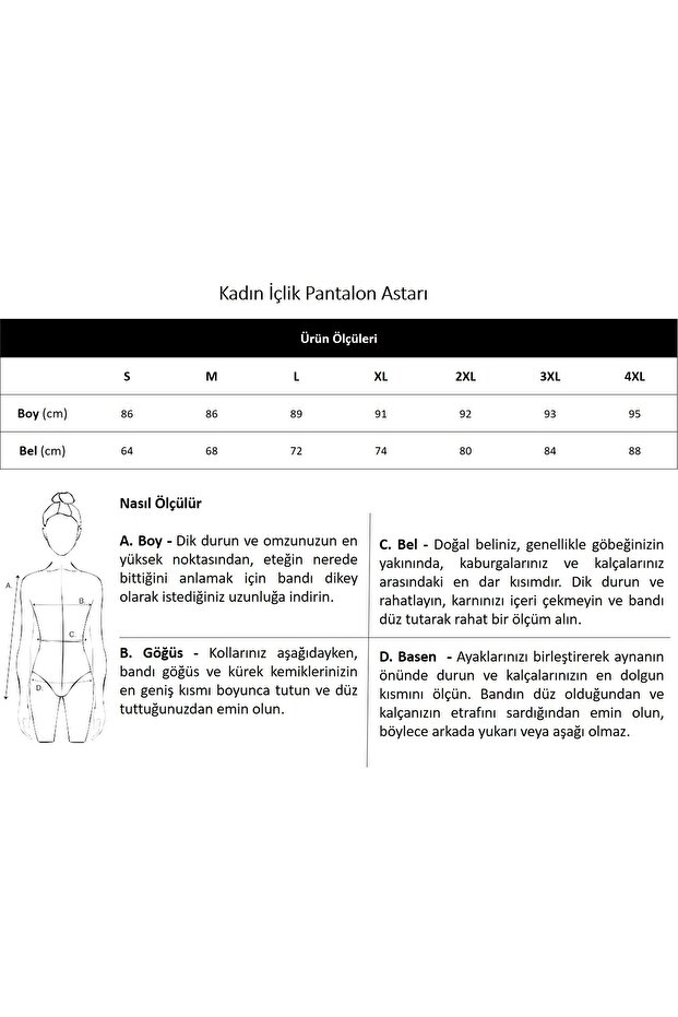 Bambu Pantolon Astarı - 9