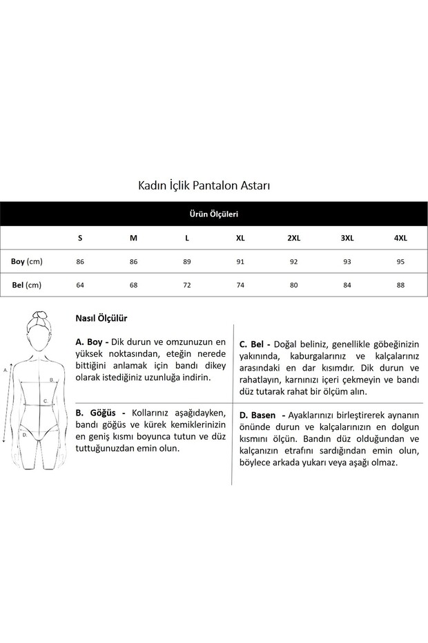 Bambu Pantolon Astarı - 9