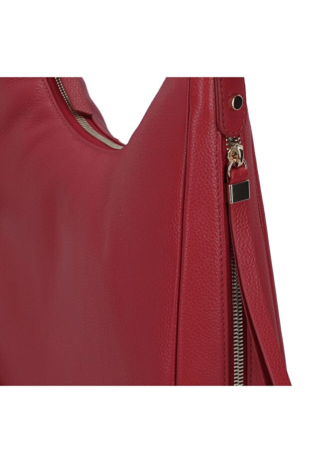 Java Schultertasche Leder 32 cm - 4