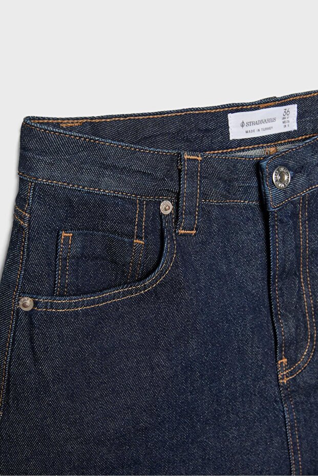 D62 Denim Şort Etek - 7
