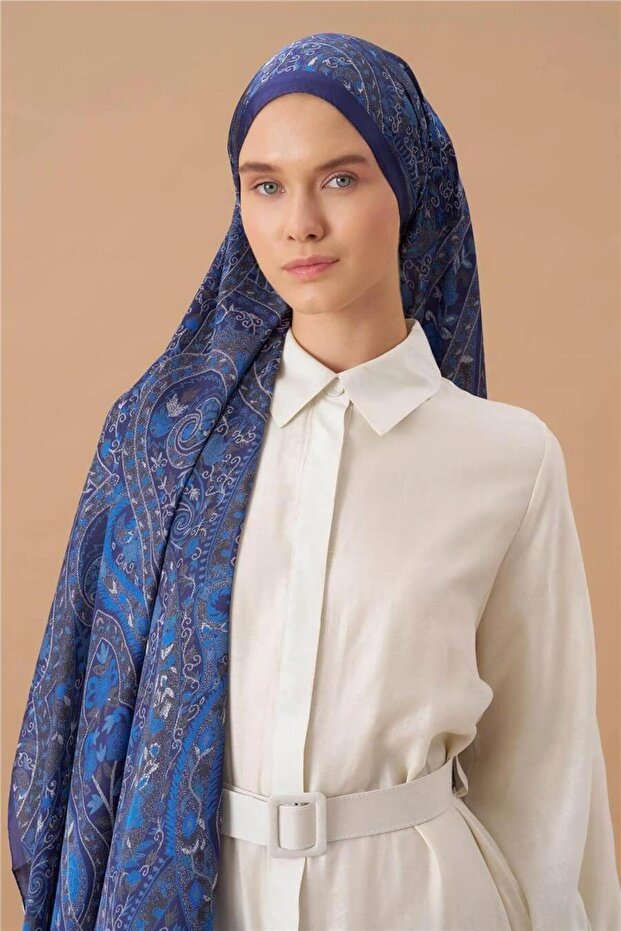 Jardin Secret Collection Indian Voile Silk Shawl 5011-15