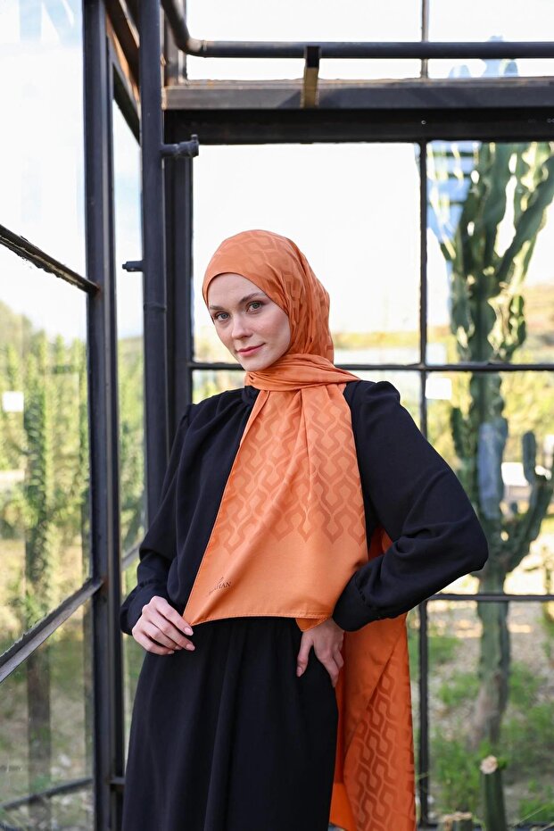قطرة نمط حريري الجاكار شال بلاط 9012-21