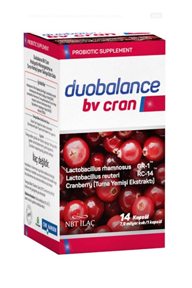 Nbt Duobalance Bv Cran Takviye Edici Gıda 14 Kapsül - 1