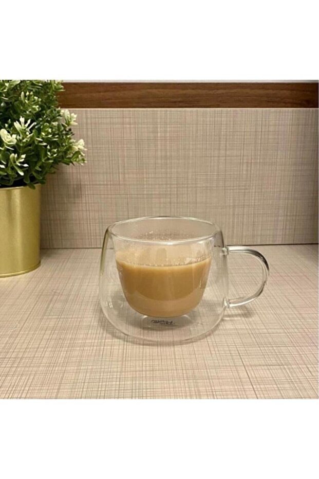 كوب زجاجي مزدوج الجدار 300 مل 12473