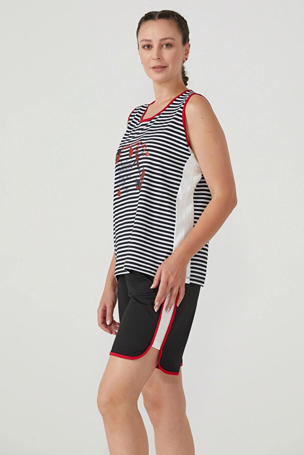 Kadın Şortlu Takım - Siyah - 2