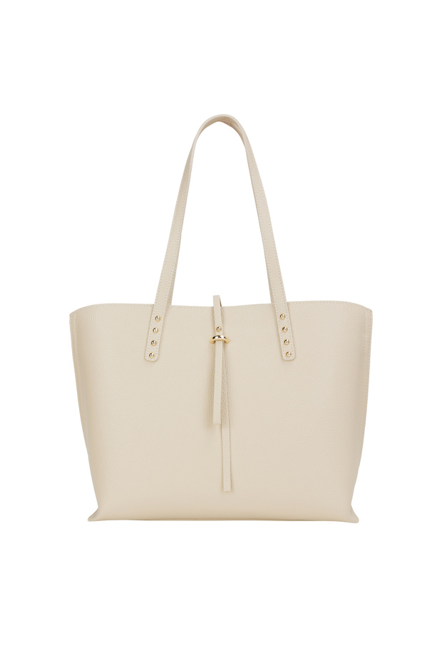 Leder Shopper - 1