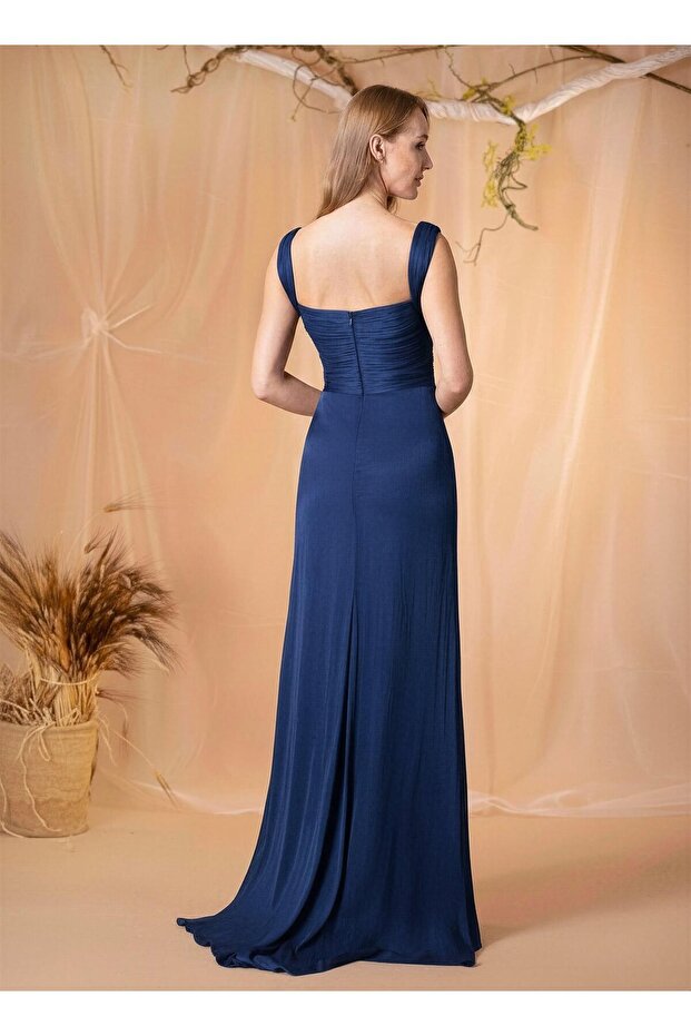 6053ŞİF ŞİFON ELBİSE - 6