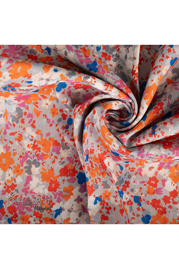 Eșarfă cu model natural - 2