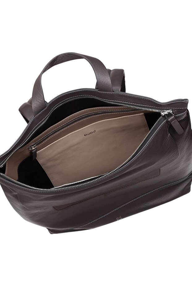 Rucsac din piele 39 cm - 4