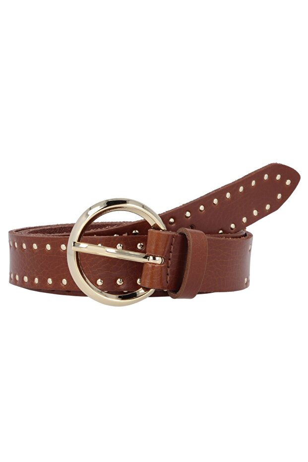 Nietengürtel Leder - 1