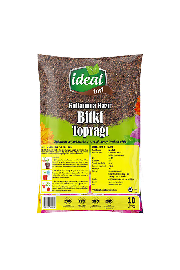 Ideal Torf Bitki Toprağı 10lt - 5