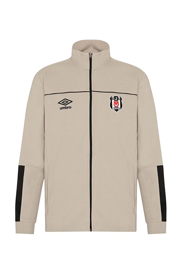 S.K. Bjk Umbro 25/26 Men's Zippered Sweatshirt Beige