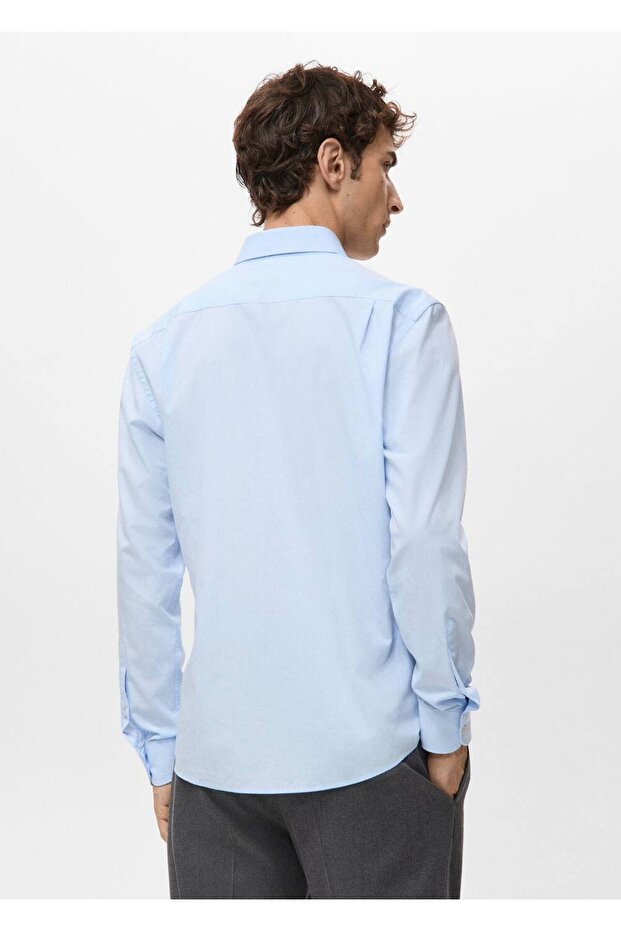 Regular fit %100 pamuklu gömlek - 4