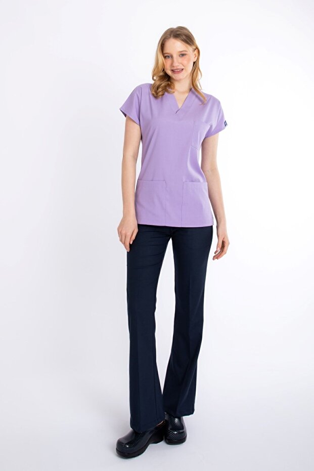 Lila Core-flex Likralı Tek Üst - 4