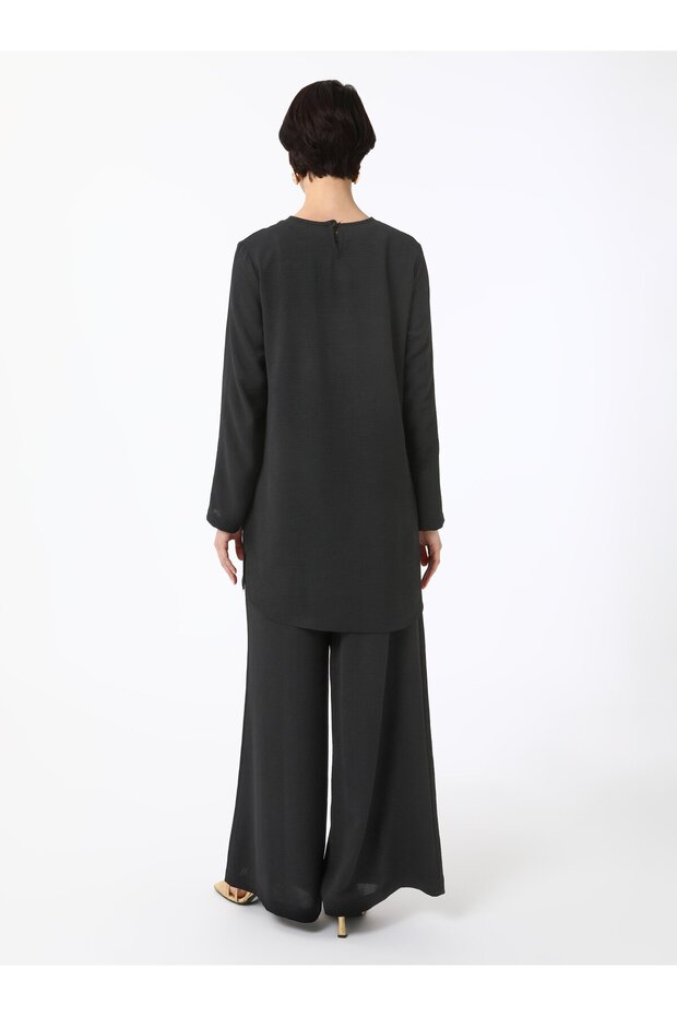 Aerobin Basic Tunik&Pantolon İkili Takım - Siyah - - 7
