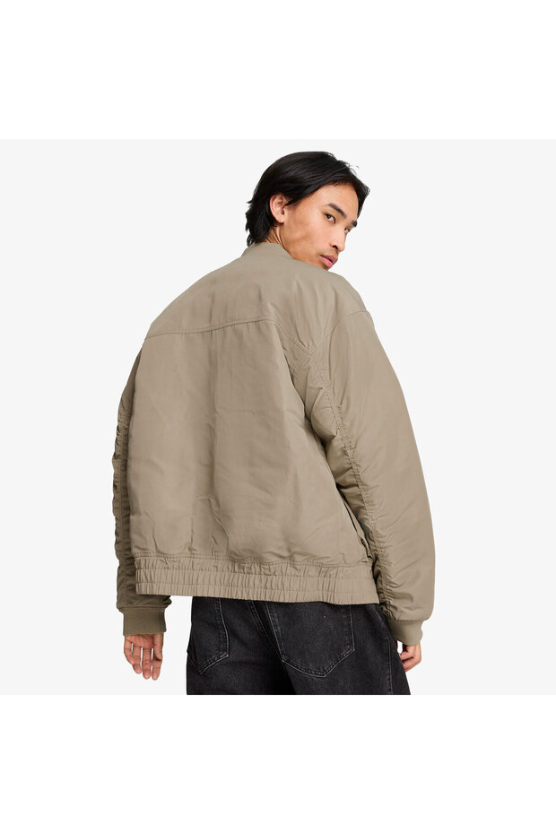 Bomber Unisex Haki Ceket - 3