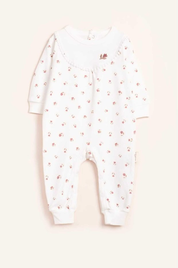 Girls Boys Baby Kids Jumpsuit Long Sleeve Snap Fastener Unisex