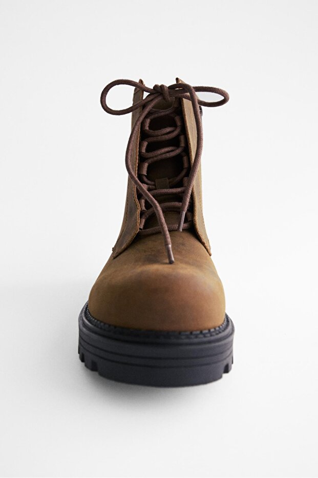 Bağcıklı deri bot - 2