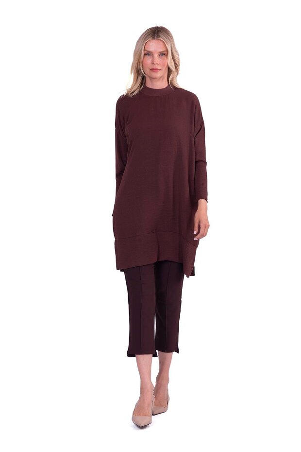 تونيك كاجوال بني اللون - 1