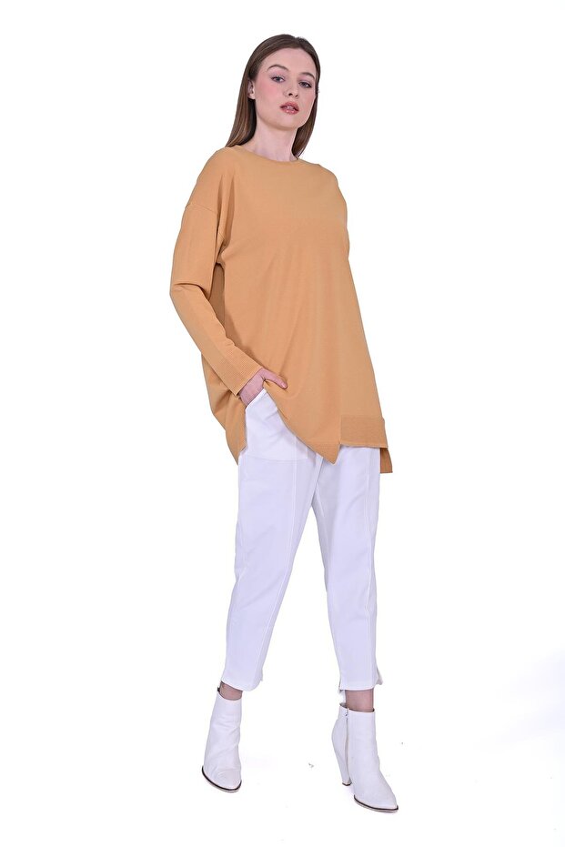 تونيكيه مع حزام الخردل - 2