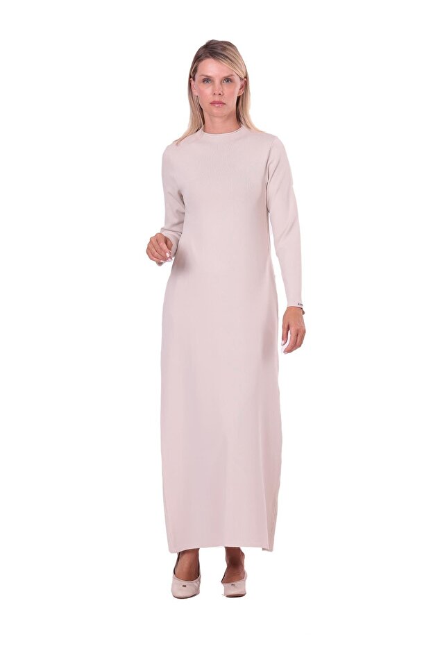 Dolu Triko Elbise TAŞ - 1