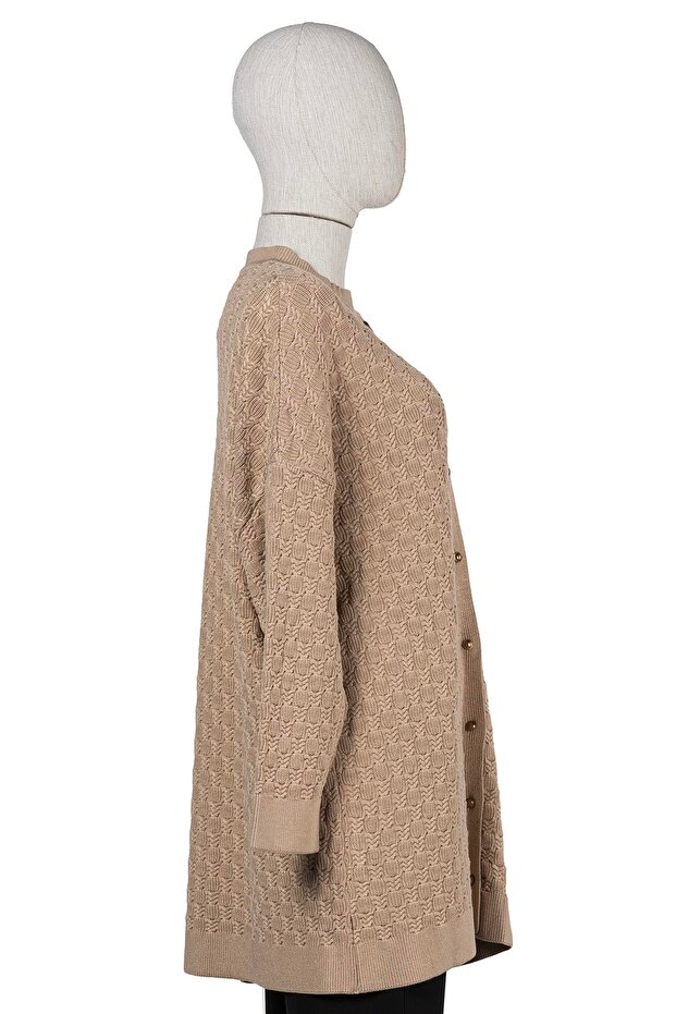 Başak Triko Hırka BEJ - 2