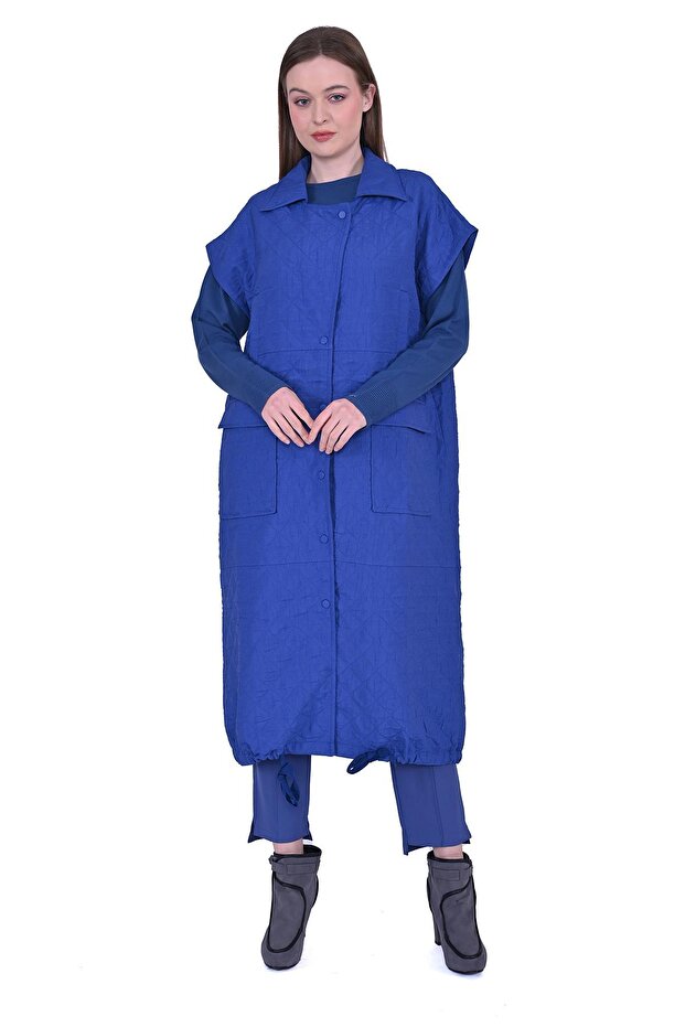 Cepli Kapitone Yelek SAX - 2