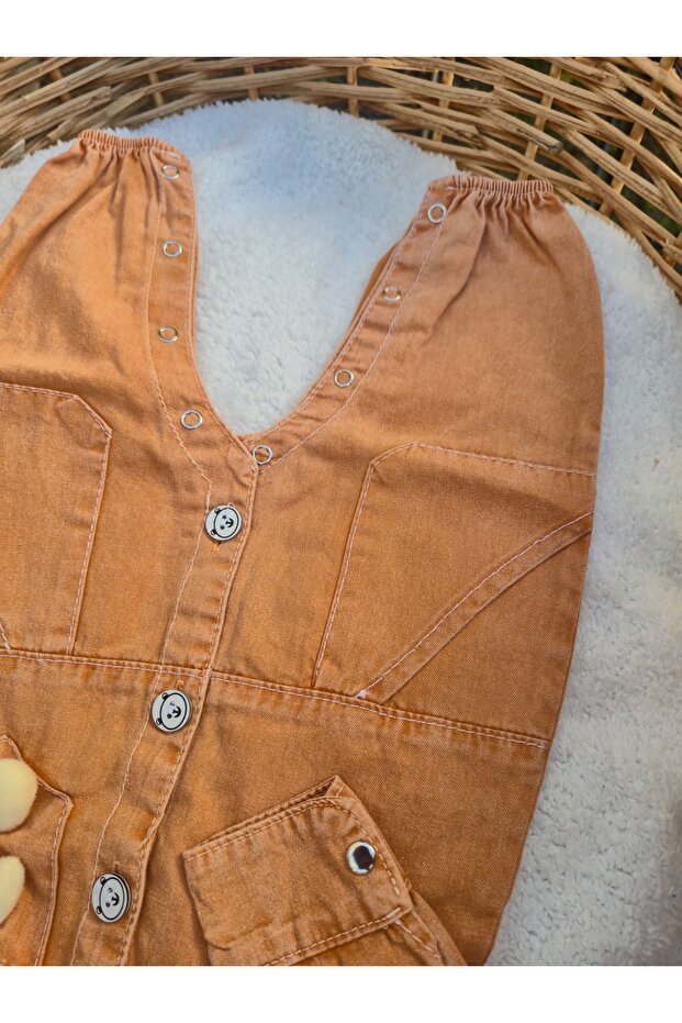 Ayıcıklı kot tulum - 3