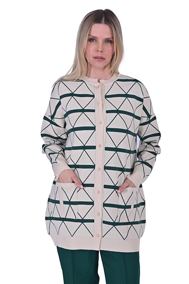 Crystal Knitwear Cardigan Vani̇lya