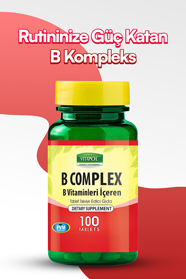B Kompleks 100 Tablet Vitamin B Complex - 1